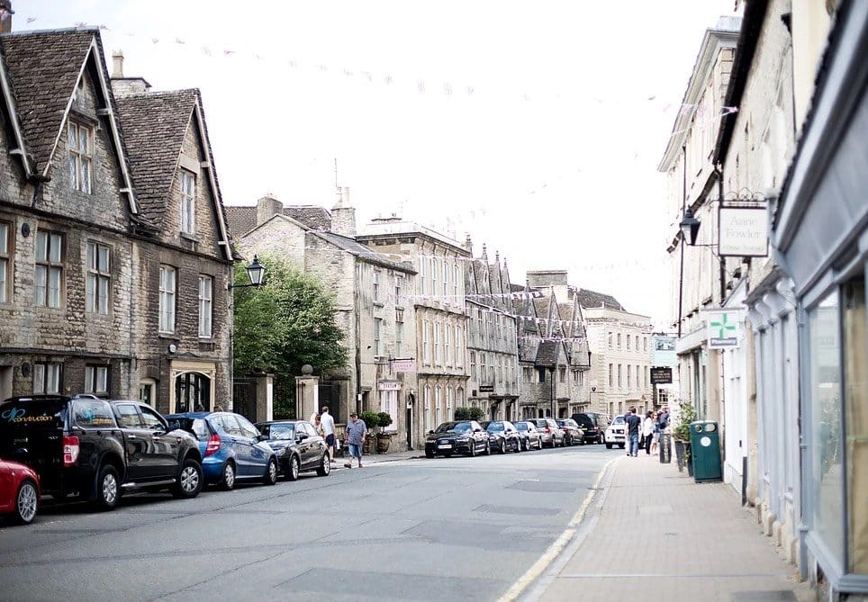 Tetbury located in the Cotswolds