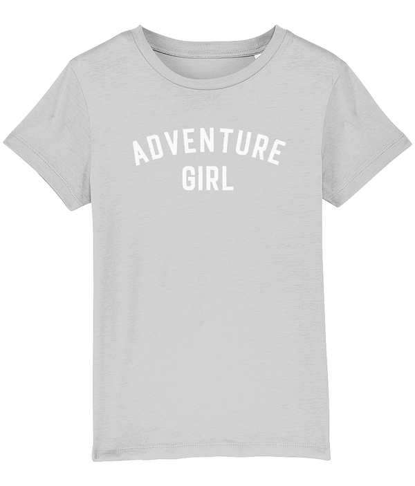 Adventure Girl Tee - Heather Grey