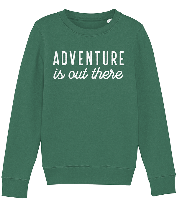 'Adventure is out there' Kids Sweatshirt