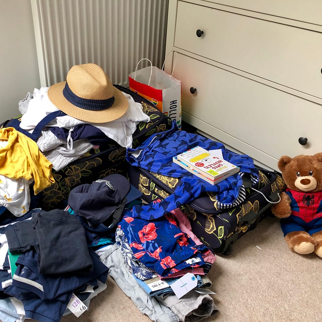 Packing for holidays. What an adventure!