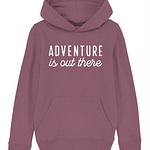'Adventure is Out There' Kids Slogan Hoodie