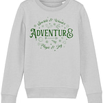 Winter Adventure Sweatshirt - Special edition. Green & Grey